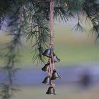 Clochettes de sorcière en métal, faites à la main, légères, décoratives, à suspendre, protection pour poignée de porte, Art Déco, décoration de la maison (abeilles)