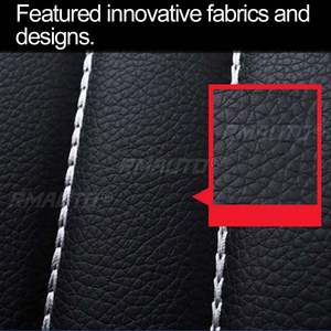 9 housses de siège auto en cuir PU, protection complète avant et arrière, universelles pour Peugeot, Nissan, Renault, VW - Product Image 5