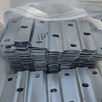 Barrière déformable pour bord de route, clôture de circulation, garde-corps en W galvanisé