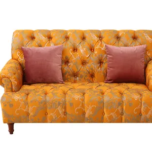 Cổ điển vải sofa đặt trung phong cách Châu Âu