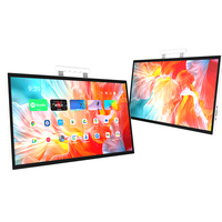 Nuevo Televisor Inteligente Portátil con Pantalla Táctil Android 15 de 27 Pulgadas, Retroiluminación LED IPS, Carcasa Blanca, para el Hogar y la Oficina