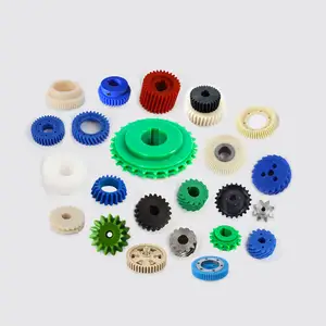 Large Batch High Precision Nylon Spur Small Plastic Gears Pom Gear Wheels Customized Small Module Gear