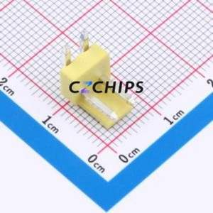 A396E1W1-2H2P12 Wire-to-Board Pin Header Bent Lead Through Hole,P=3.96mm Connector 1x2P 3.96mm Right Angle Insert VH - Product Image 1