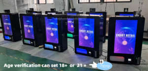 Distributore Automatico a Parete con Schermo Touch per Sigari/Tabacco, Mini Macchina Vending con Pagamento NFC, Soluzione Completa - Product Image 4