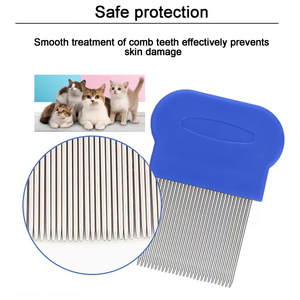 Classic Lice <b>Eggs</b> Removal Nit Free Spiral Micro-groove Stainless Steel Teeth <b>Plastic</b> Lice Comb for Home Use Skin-Friendly - Product Image 3