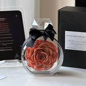 Everlasting Enchanted eternity eternal Forever Rose flor preservada en botella de perfume de acrílico - Product Image 5