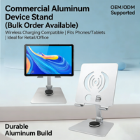 Support de tablette PC rotatif à 360° en aluminium, pliable et flexible, support de téléphone portable pour cadeau d'affaires