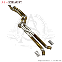 Collecteur intermédiaire en alliage de titane à longueur égale avec tube en Z imprimé en 3D pour échappement performance BMW M2 M3 M4 G87 G80 G82 S58 3.0T 2021-2026