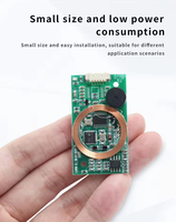 Módulo Lector de Tarjetas Inteligentes RFID de Doble Frecuencia 125kHz 13.56MHz, Interfaz Wiegand UART, Material ABS, Protocolo ISO 14443A, 0-3m