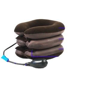 Dispositivo de tracción cervical inflable de un solo tubo con revestimiento interior de PVC engrosado del fabricante, dispositivo portátil para estirar el cuello. - Product Image 5