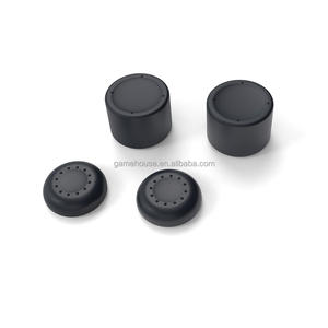 LD 4-en-1 Amovible Noir Thumbsticks pour PS5 Protective Joystick Controller Grip Set avec Thumb Sticks Cap - Product Image 1