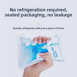 Fournisseur de premier plan : Compresses de glace jetables médicales personnalisées, certifiées CE, non toxiques, pour premiers secours, compresses froides instantanées - Product Image 3