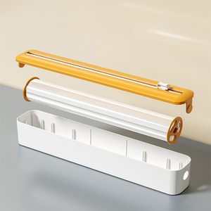 Preservative Film Tools Convenient Plastic Wrap Dispenser Cling Wrap Dispenser With Cutter - Product Image 4