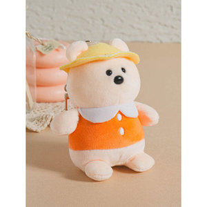 Animali amici Picnic orso peluche portachiavi giocattolo per avventure all'aria aperta - Product Image 1