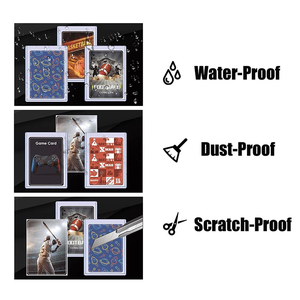 Tùy Chỉnh PVC Toploaders Kinh Doanh Thể Thao Chủ Thẻ Tay Áo <span class=keywords><strong>Top</strong></span> <span class=keywords><strong>Loader</strong></span> 3X4 Inch 35pt Nhựa - Product Image 6