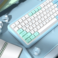 139 Keys Customised Iceberg PBT Iceberg Theme Keycaps English Japanese Russian Korean Spanish French German Portuguese Keycaps