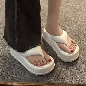 รองเท้าสวมแบบสวมครึ่งเท้า พื้นหนา กันลื่น ระบายอากาศได้ดี สำหรับผู้หญิง รุ่นใหม่ ฤดูใบไม้ผลิ ฤดูใบไม้ร่วง ปี 2025 พร้อมที่คาดผม - Product Image 5