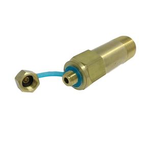 Enchufe de prueba extendido de latón para presión o <span class=keywords><strong>temperatura</strong></span>, 1/<span class=keywords><strong>2</strong></span> in NPT X <span class=keywords><strong>3</strong></span> in Long - Product Image 3