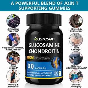 Ausreson OEM Helal Msm Kapsülleri Glukozamin 1500 Kondroitin 800 Eklem Kemik Takviyeleri Msm Glukozamin Kondroitin Kapsülleri - Product Image 4