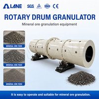 Machine de granulation rotative à tambour pour dolomite et soufre LANE, ligne de production de poudre minérale, usine industrielle