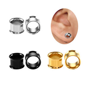 Edelstahl Ohr Tunnel verjüngt Messgeräte Ohr stöpsel Xinfocus Hot Sale Ohr Piercing Mode Körpers chmuck - Product Image 1
