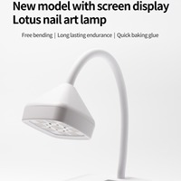 Lampe UV LED portable 27W à capteur pour ongles, sans fil, séchage rapide, pour salon de beauté et usage domestique, minuteur 30/60s