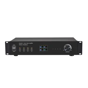 New model amplifier audio CL-4 with four zones stereo control receiver support DLNA, AirPlay and main music streaming