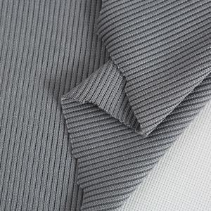 Новая трикотажная ткань в рубчик <span class=keywords><strong>2</strong></span>*<span class=keywords><strong>2</strong></span> плотностью 250 г/м², 95% полиэстер, 5% спандекс, для нижнего белья и спортивной одежды - Product Image 3