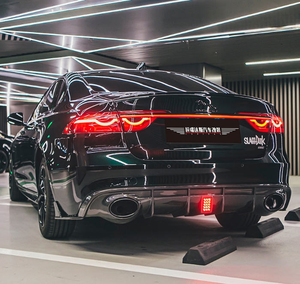 Kit de Carrocería de Fibra de Carbono Estilo <span class=keywords><strong>RS</strong></span> - Compatible con <span class=keywords><strong>Jaguar</strong></span> XF 2021-2023, Difusor Trasero, Tubo de Escape, Accesorios de Alta Calidad con Ajuste Perfecto - Product Image 4