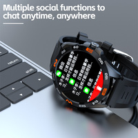 Reloj Inteligente de Moda para Mujer, Pantalla Redonda HD de 1.43'', BT 5.0, Llamadas, Frecuencia Cardíaca, Oxígeno en Sangre, Resistente al Agua IP68