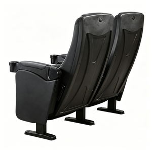Chaise <span class=keywords><strong>de</strong></span> <span class=keywords><strong>théâtre</strong></span> pliable commerciale - Revêtement en tissu, pieds en acier, design moderne, écologique, durable pour <span class=keywords><strong>les</strong></span> écoles, <span class=keywords><strong>les</strong></span> églises, <span class=keywords><strong>les</strong></span> hôtels - Product Image 4