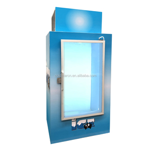 Porta di vetro singolo congelatore ghiaccio, coperta di stoccaggio di ghiaccio freezer - Product Image 1