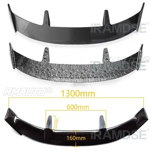 Alerón Negro Brillante para Audi A1 Sportback Q2 Q3 Q5 Q7 A3 Hatchback, Accesorios Universales para Maletero Trasero con Superficie de Carbono - Product Image 6