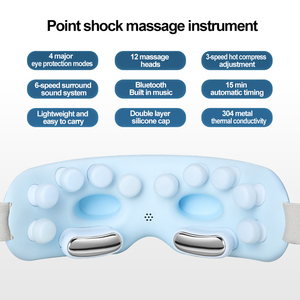 Sản phẩm mới <span class=keywords><strong>2025</strong></span> không dây thoải mái 3D Eye Massager rung động với âm nhạc - Product Image 5