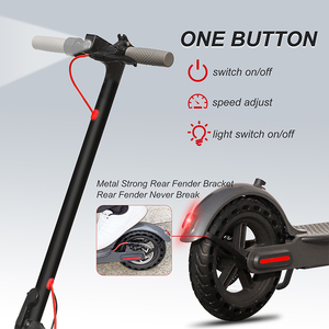 Trottinette électrique à double système de freinage USA EU DE UK, 350W, étanche IPX4, en alliage d'aluminium, capacité de charge de 120 kg, pliable, 36V 10.5Ah - Product Image 3
