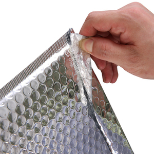 Sobres de Envío de Burbujas Metalizados Plateados de 15*13+4cm, Bolsas de Burbujas para Envíos - Product Image 2