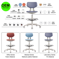 Chaise médicale ergonomique KANGTEK, tabouret de médecin réglable en hauteur avec repose-pieds pour hôpital et clinique