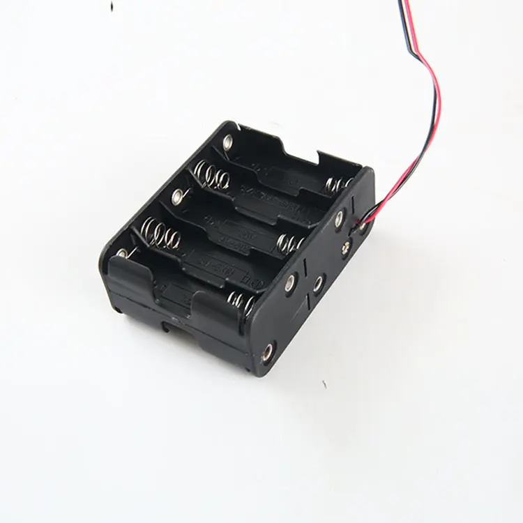 Custom lithium Battery for 18650 battery pack ABS Black Plastic 10P battery holder