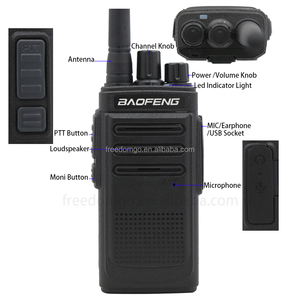 Walkie Talkie Analógico Portátil BF-C6, UHF 400-470MHz, Potencia de Salida de 2W, Alcance de 0-3KM, Batería de 1000-1500mAh - Product Image 2