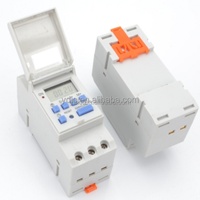 Controlador de Tiempo Electrónico Inteligente THC15A IP21 con Certificación CE, 240V 30A, Retardo de 1 Hora, Tipo Riel, para Microordenadores