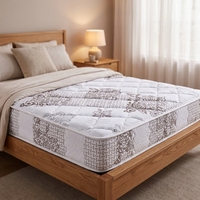 Matelas à ressorts Bonnell en gros avec surmatelas en mousse à mémoire de forme, soutien ferme, emballé et compressé, matelas à ressorts pour hôtel