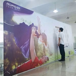 Easy Assembly Trade Show <b>Backdrop</b> <b>Stand</b> Paper Material 8ft*8ft Retro Portable Promotional Party Supplies Direct Manufacturer - Product Image 6