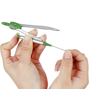 8 Pcs Compass <strong>Set</strong> with Protractor <strong>Rulers</strong> Pencil for <strong>Math</strong> <strong>Geometry</strong> - Product Image 5