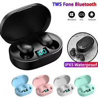 Écouteurs Bluetooth sans Fil TWS E6s Main Libre pour Gaming, Affichage LED Intra-Auriculaire – Liquidation de Stock, Articles à 1 Dollar