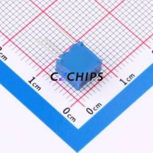 ตัวต้านทาน/โพเทนชิโอมิเตอร์แบบปรับได้สำหรับ3362X-503-LF ผ่านชิ้นส่วนรู (THT)-3P, ตัวต้านทาน7x6.8มม. 50Kohm 10% 500 250mw ppm/℃ - Product Image 2