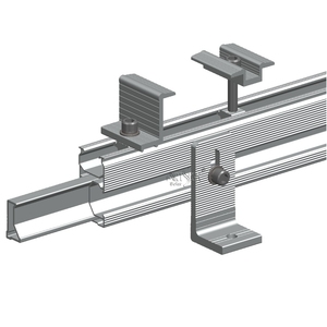 Profilo in Alluminio AL6005-T5 ad Alta Resistenza per Montaggio Solare, Guide di Supporto per Sistemi Fotovoltaici |   Insegna Artistica - Product Image 1
