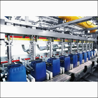 Machine d'emballage de remplissage automatique à grande vitesse pour huile de palme raffinée, pesage linéaire, trois rangées, poussée, 8-25L