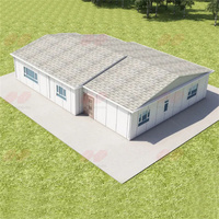 Grosir Luar Biasa rumah prefabrikasi desain baru struktur baja Vila Prefab dengan masa pakai yang panjang