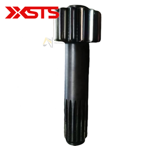 Pièces de machines : Engrenage solaire <span class=keywords><strong>pour</strong></span> <span class=keywords><strong>mini</strong></span>-excavatrice Kubota, moteur de translation, <span class=keywords><strong>axe</strong></span> central de première qualité 14T*16T, longueur 96 - Product Image 4