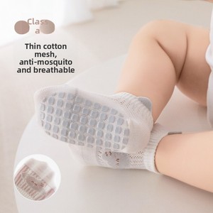 Chaussettes <span class=keywords><strong>bateau</strong></span> d'été fines et mignonnes pour bébé, en maille, motif dessin animé, sans coutures, antidérapantes et respirantes pour tout-petits - Product Image 2